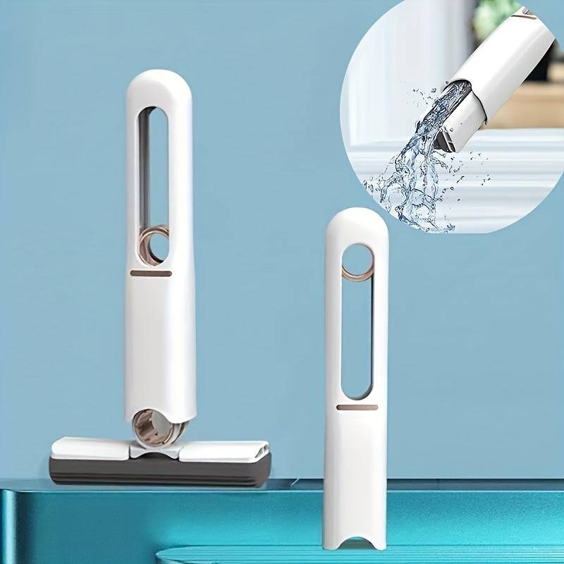 Portable Self-Squeeze Mini Mop with Wringer - Smokey Finds