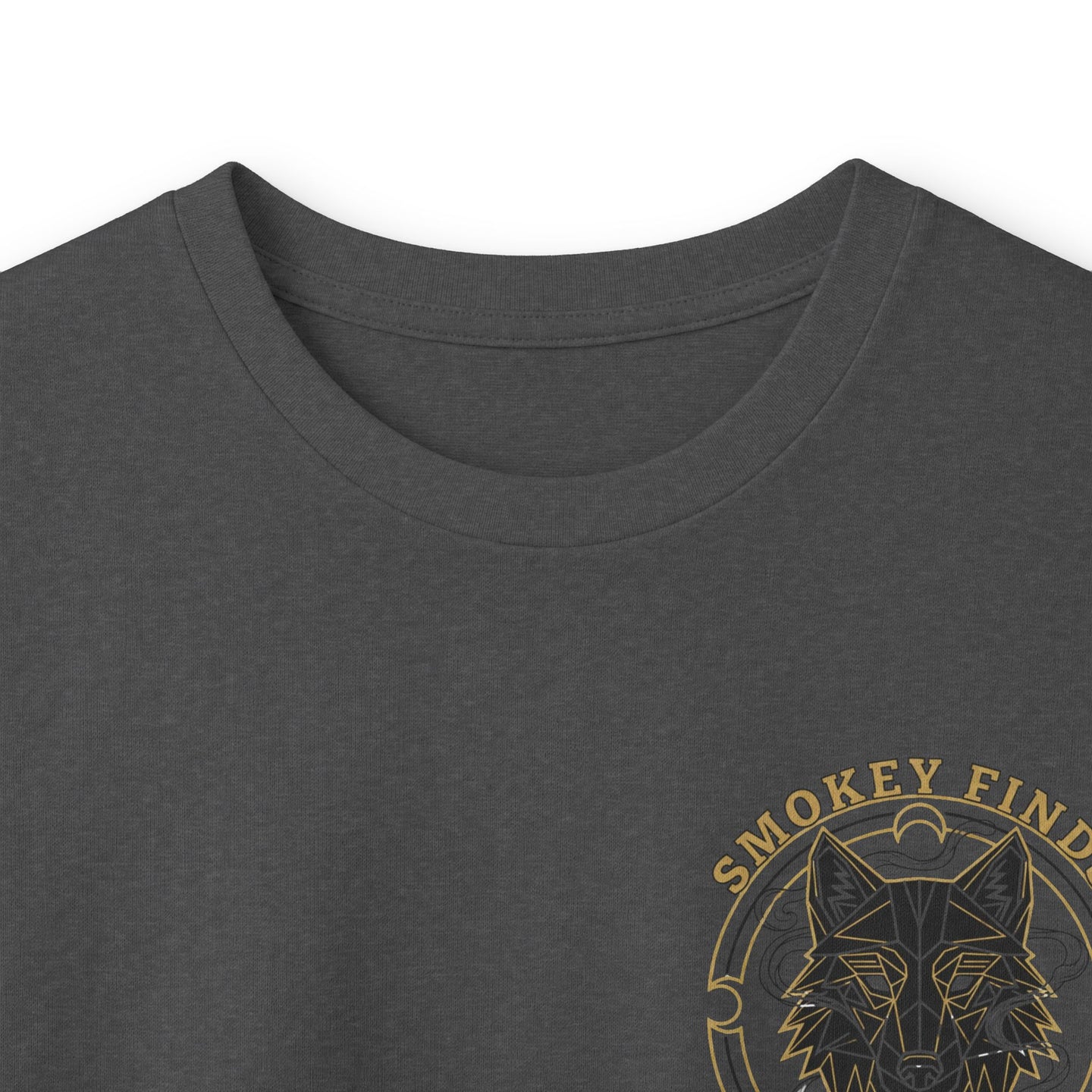 Smokey Finds Wolf Long Sleeve Tee | Chest Patch & Back Print