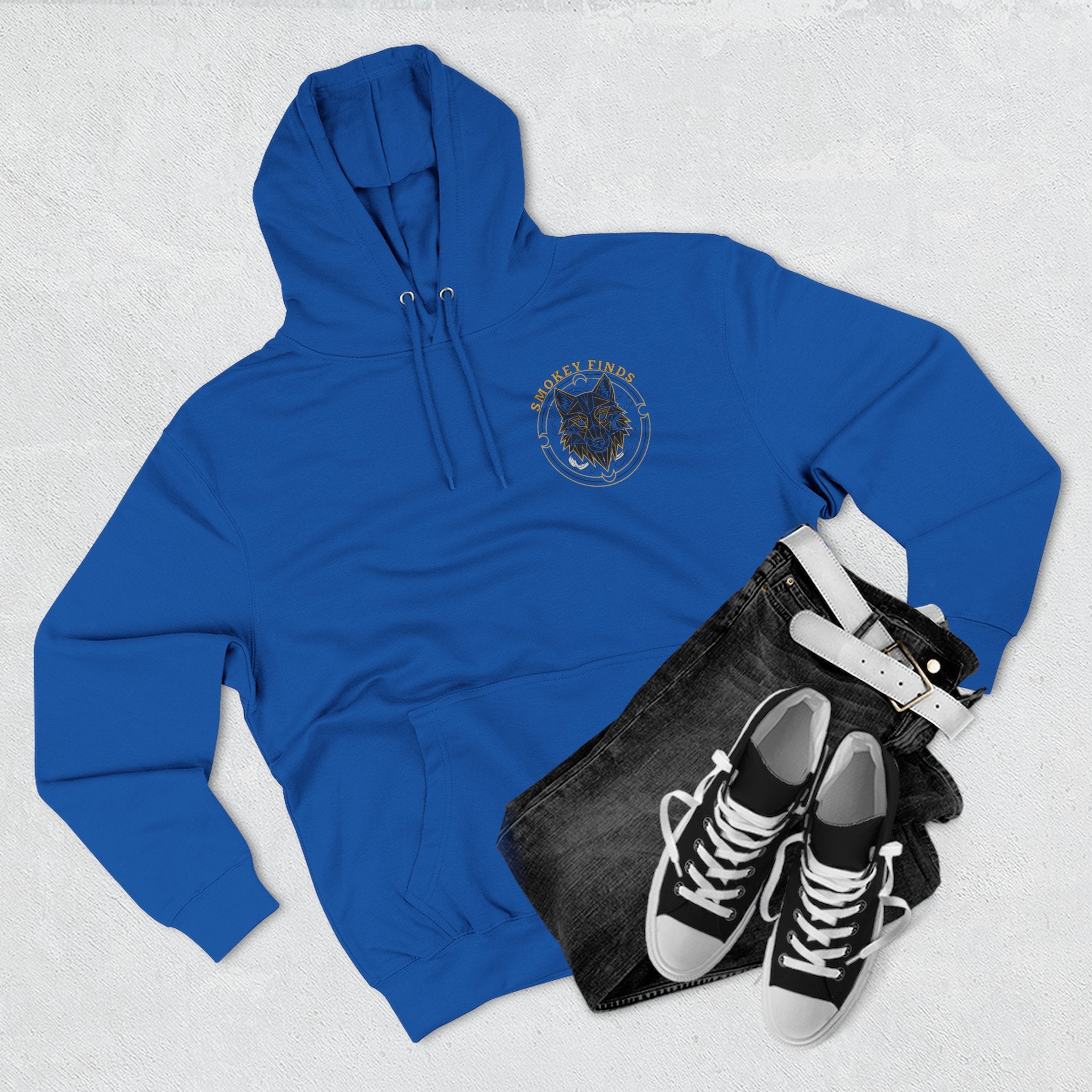 Smokey Finds Wolf Spirit Hoodie | Project Moon Chest Graphic