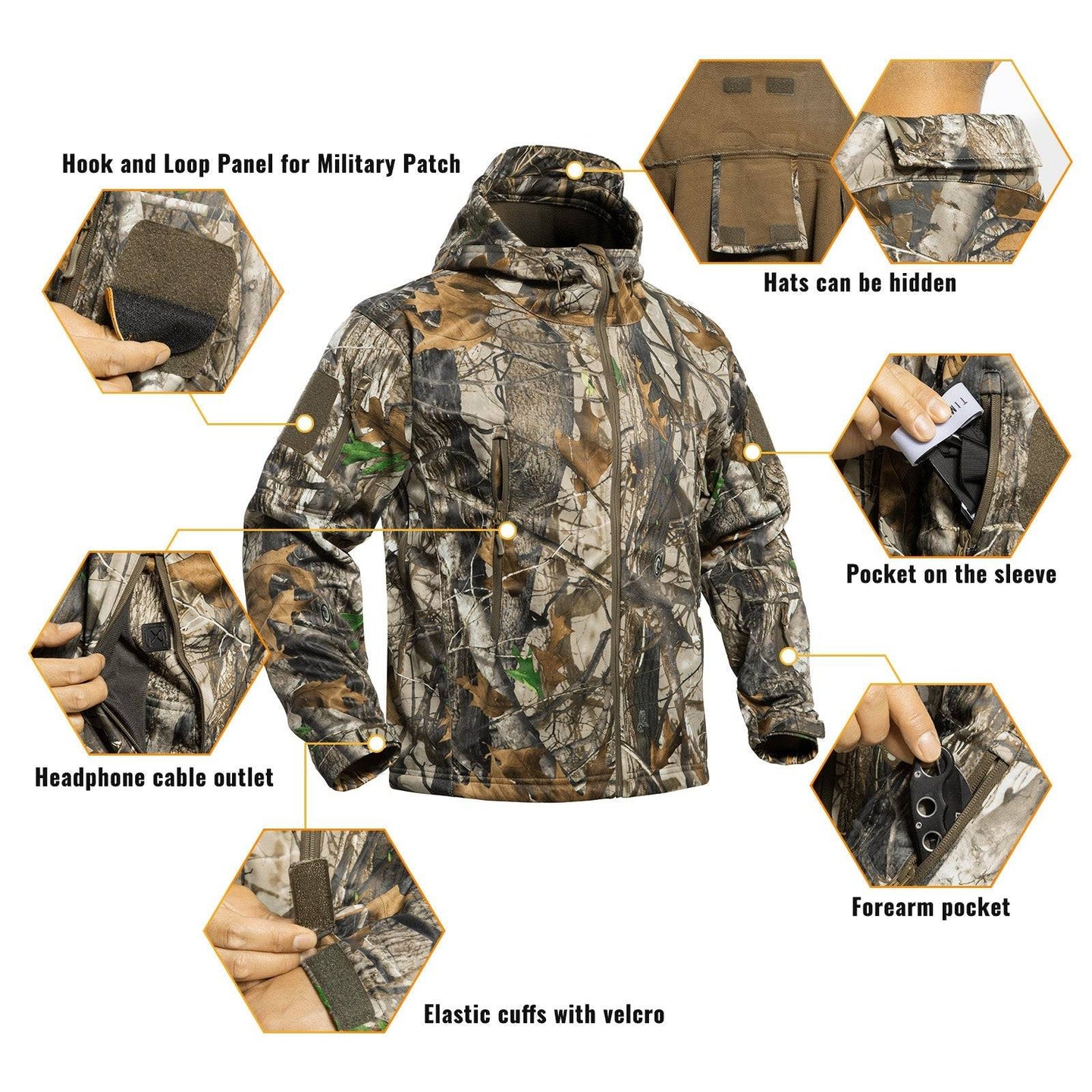 Quiet Hunting Clothes Suit Clothing Gear Camouflage - Smokey Finds