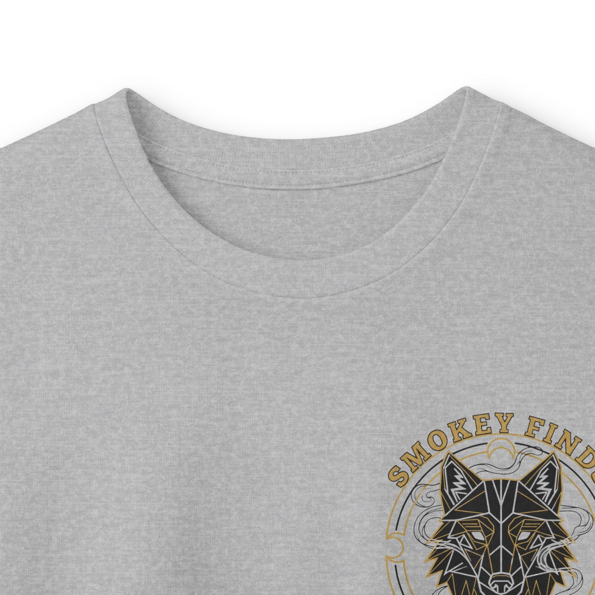 Smokey Finds Wolf Long Sleeve Tee | Chest Patch & Back Print