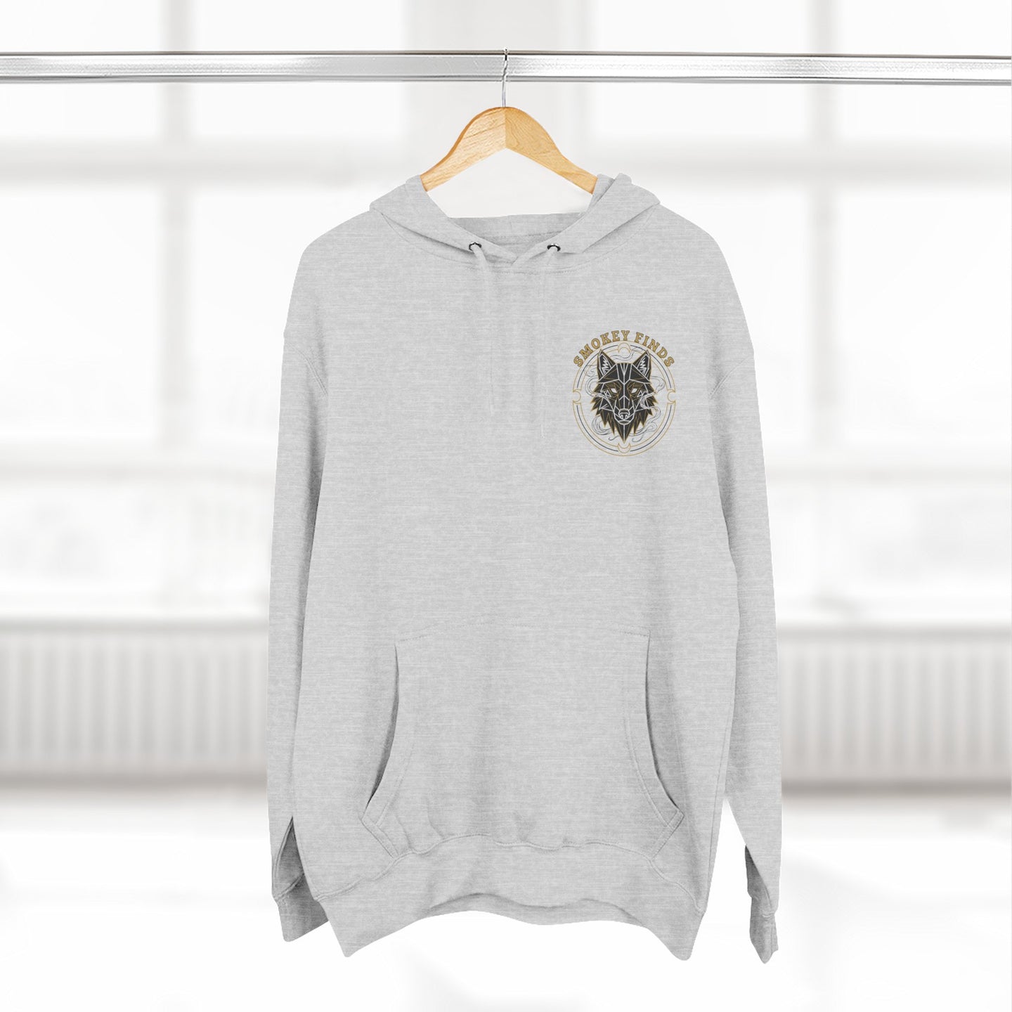 Smokey Finds Wolf Spirit Hoodie | Project Moon Chest Graphic