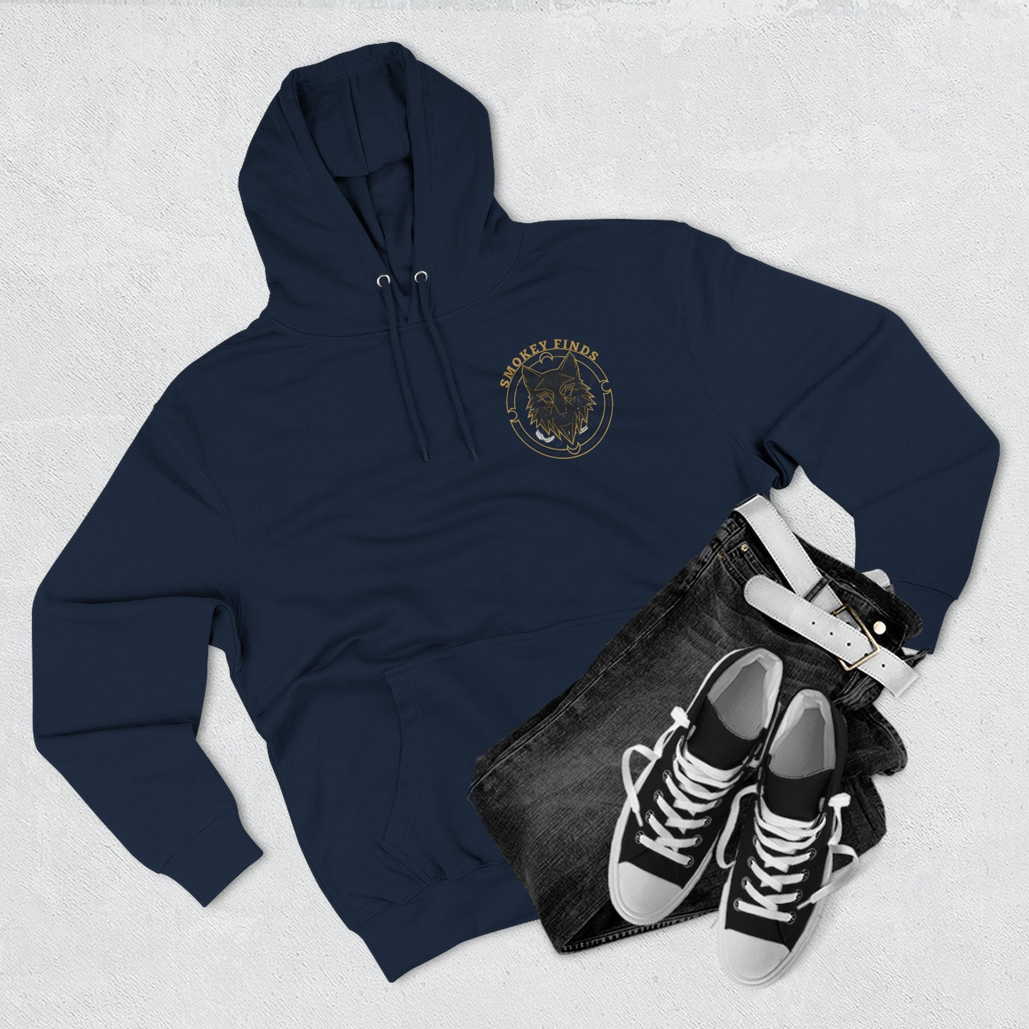 Smokey Finds Wolf Spirit Hoodie | Project Moon Chest Graphic