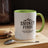 Smokey Finds Mountain Logo Accent Coffee Mug