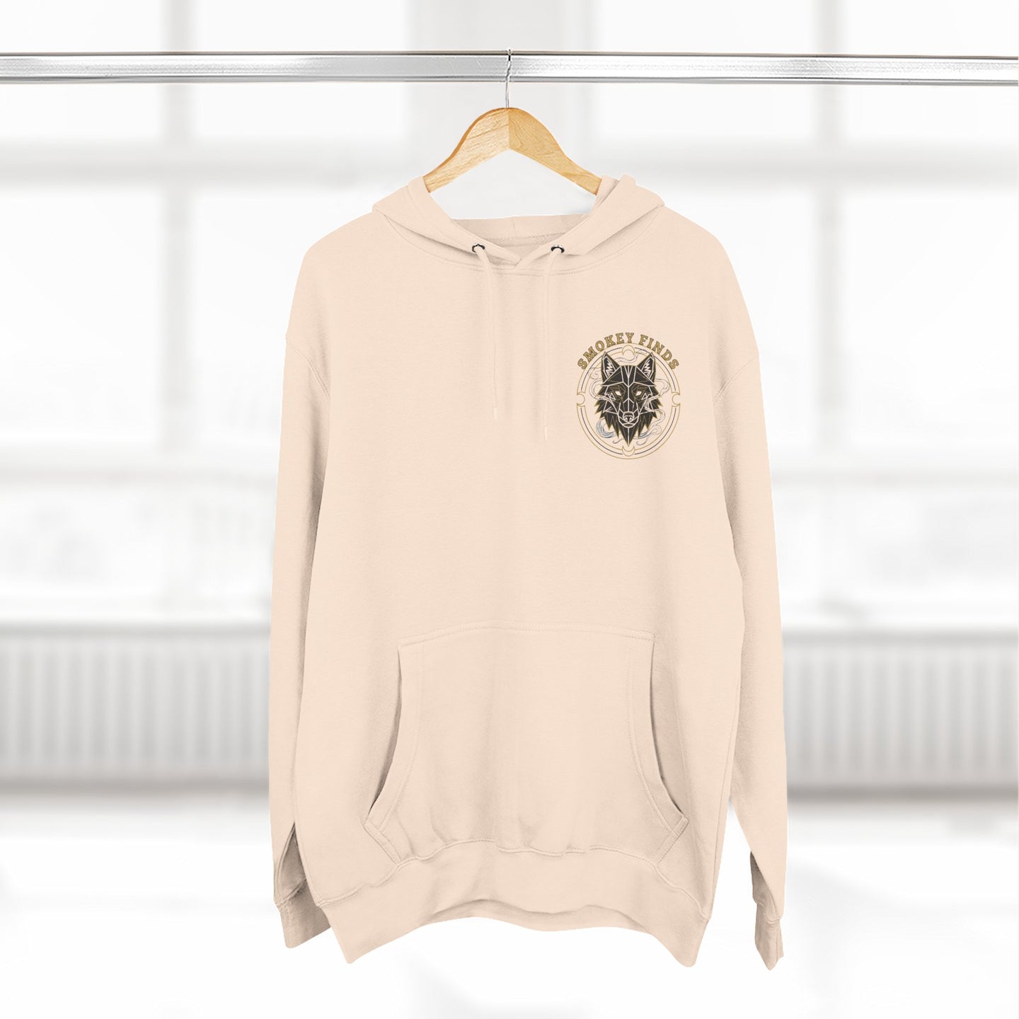 Smokey Finds Wolf Spirit Hoodie | Project Moon Chest Graphic