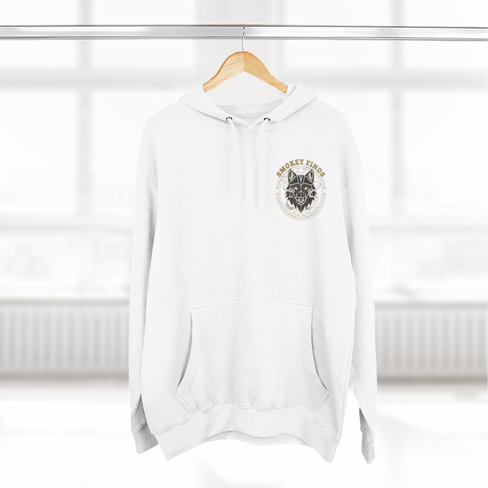 Smokey Finds Wolf Spirit Hoodie | Project Moon Chest Graphic