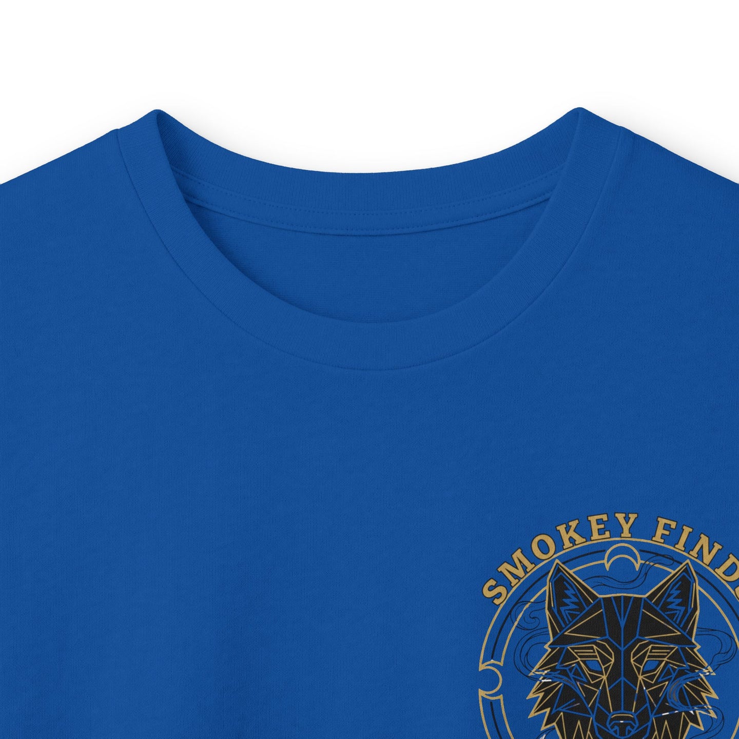 Smokey Finds Wolf Long Sleeve Tee | Chest Patch & Back Print