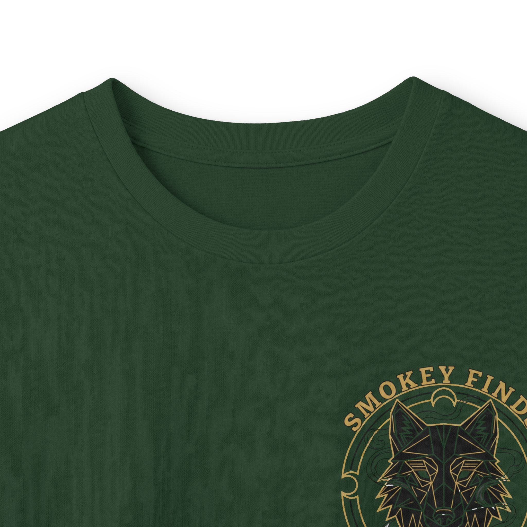 Smokey Finds Wolf Long Sleeve Tee | Chest Patch & Back Print