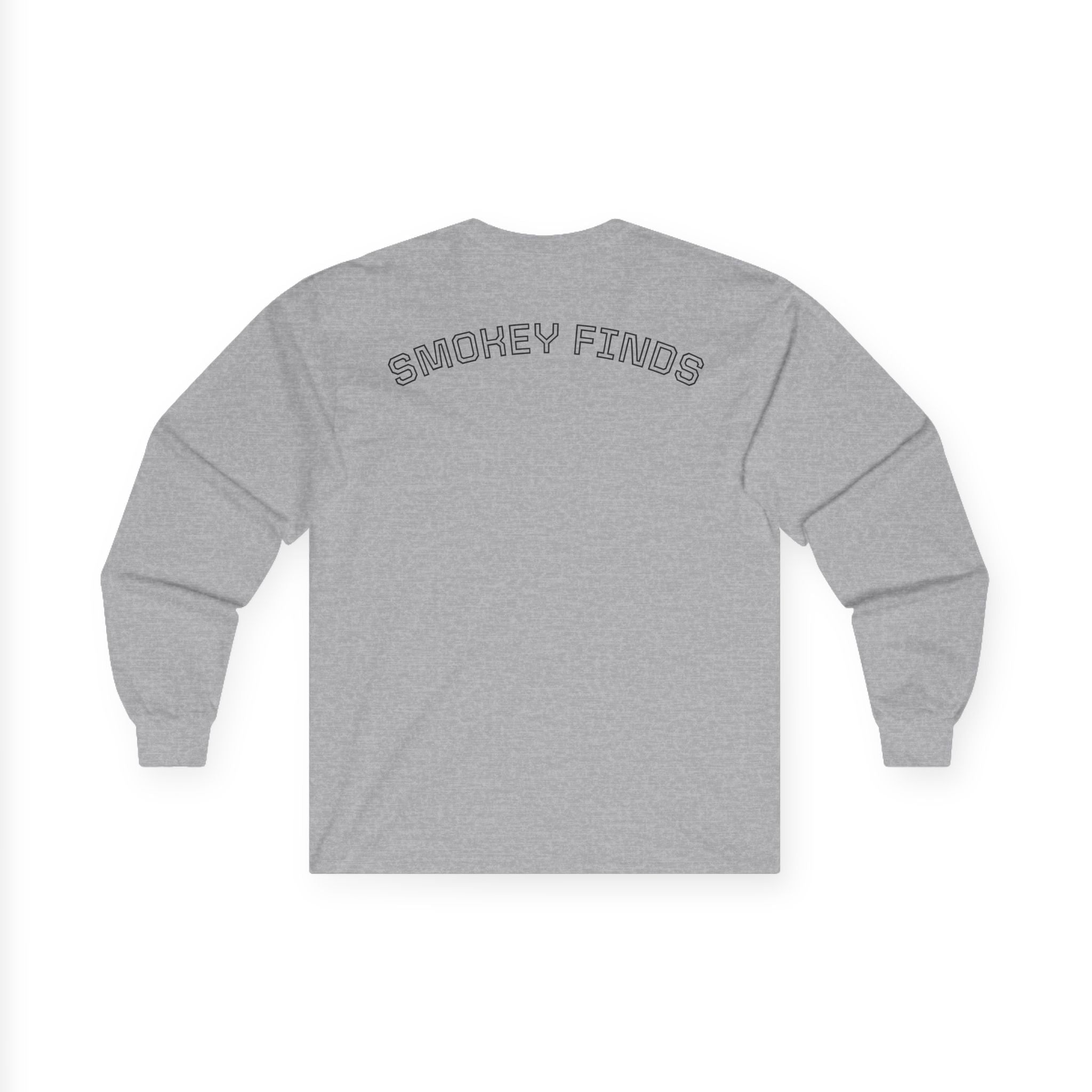 Smokey Finds Wolf Long Sleeve Tee | Chest Patch & Back Print