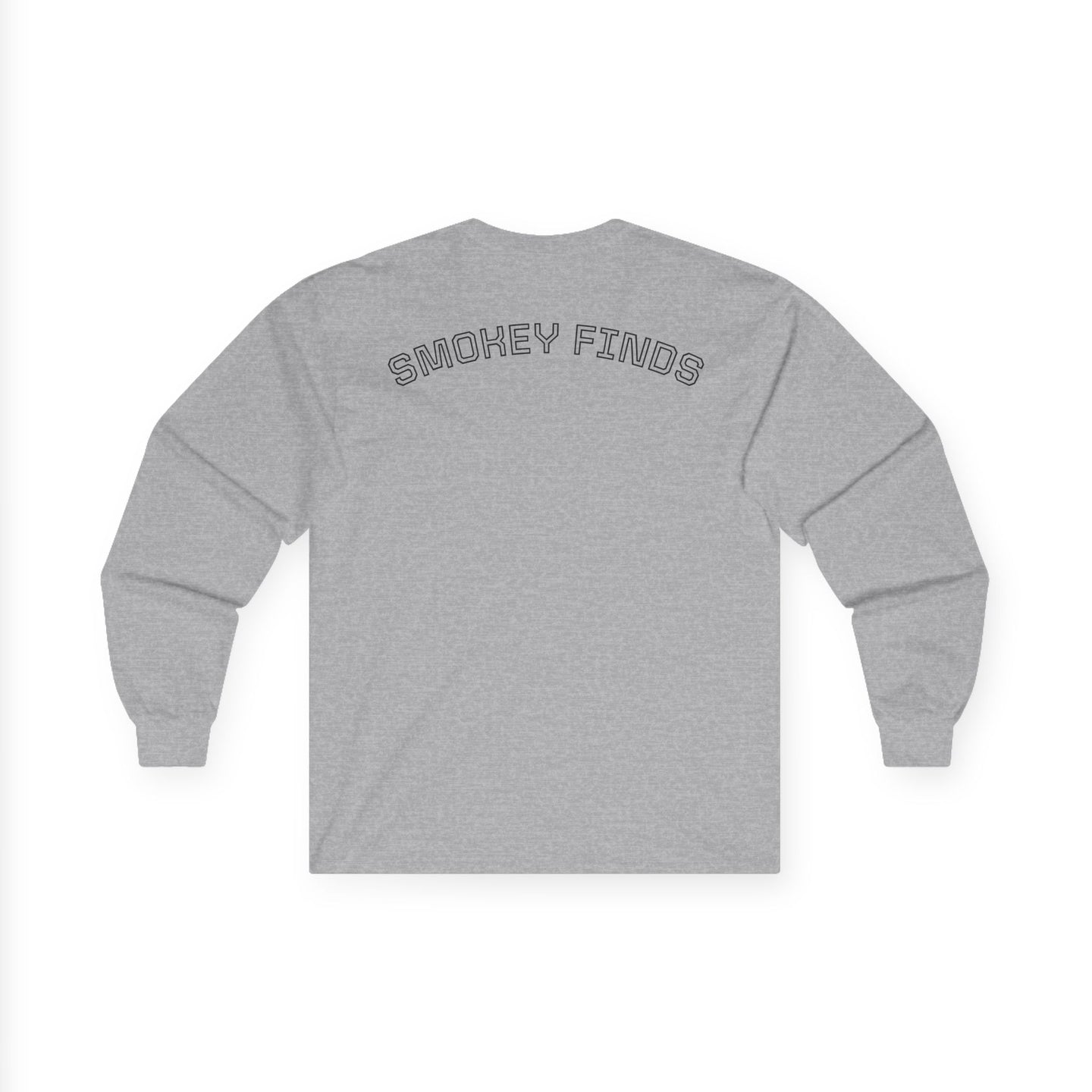 Smokey Finds Wolf Long Sleeve Tee | Chest Patch & Back Print