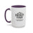 Smokey Finds Mountain Logo Accent Coffee Mug