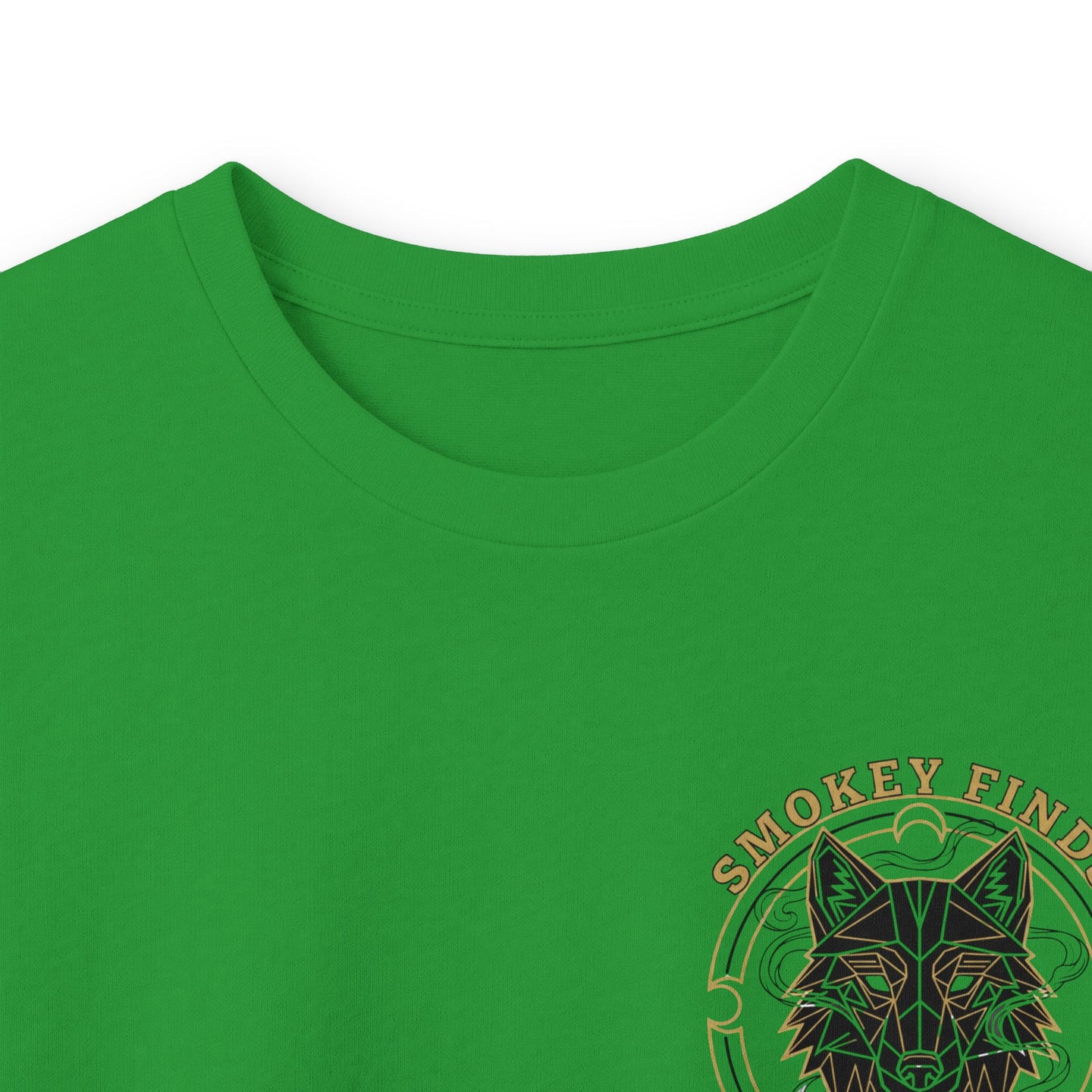Smokey Finds Wolf Long Sleeve Tee | Chest Patch & Back Print