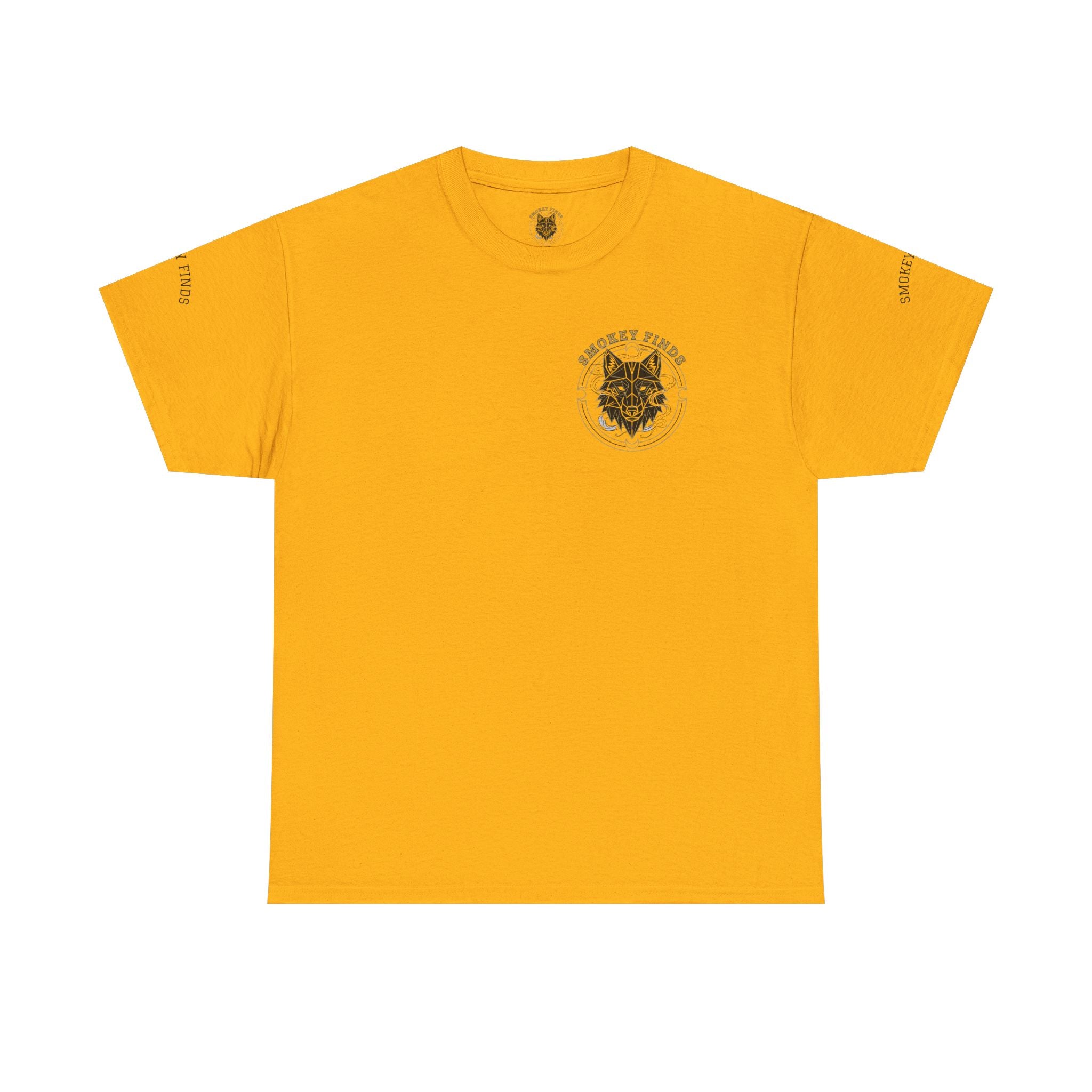 Smokey Finds Forest Family Wolf Crest Tee | Crew Neck Graphic T-Shirt