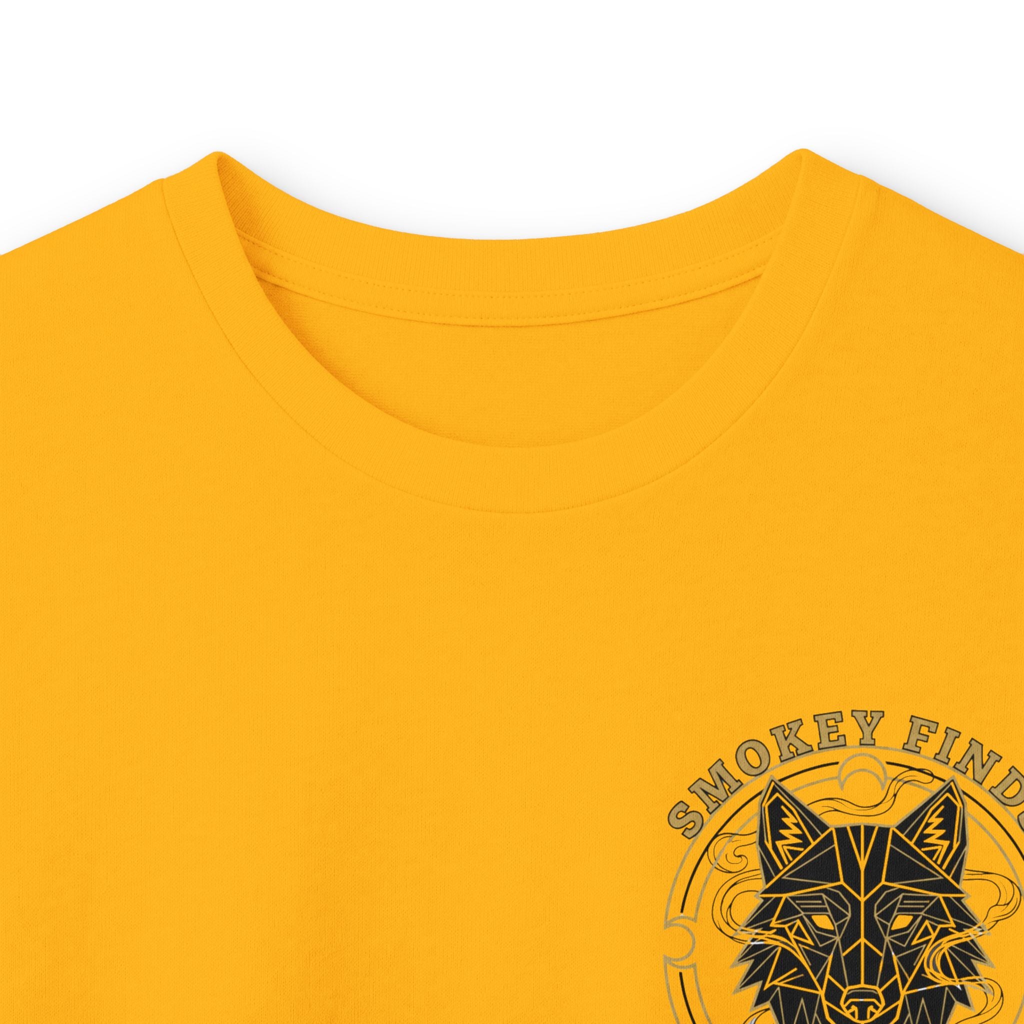 Smokey Finds Wolf Long Sleeve Tee | Chest Patch & Back Print