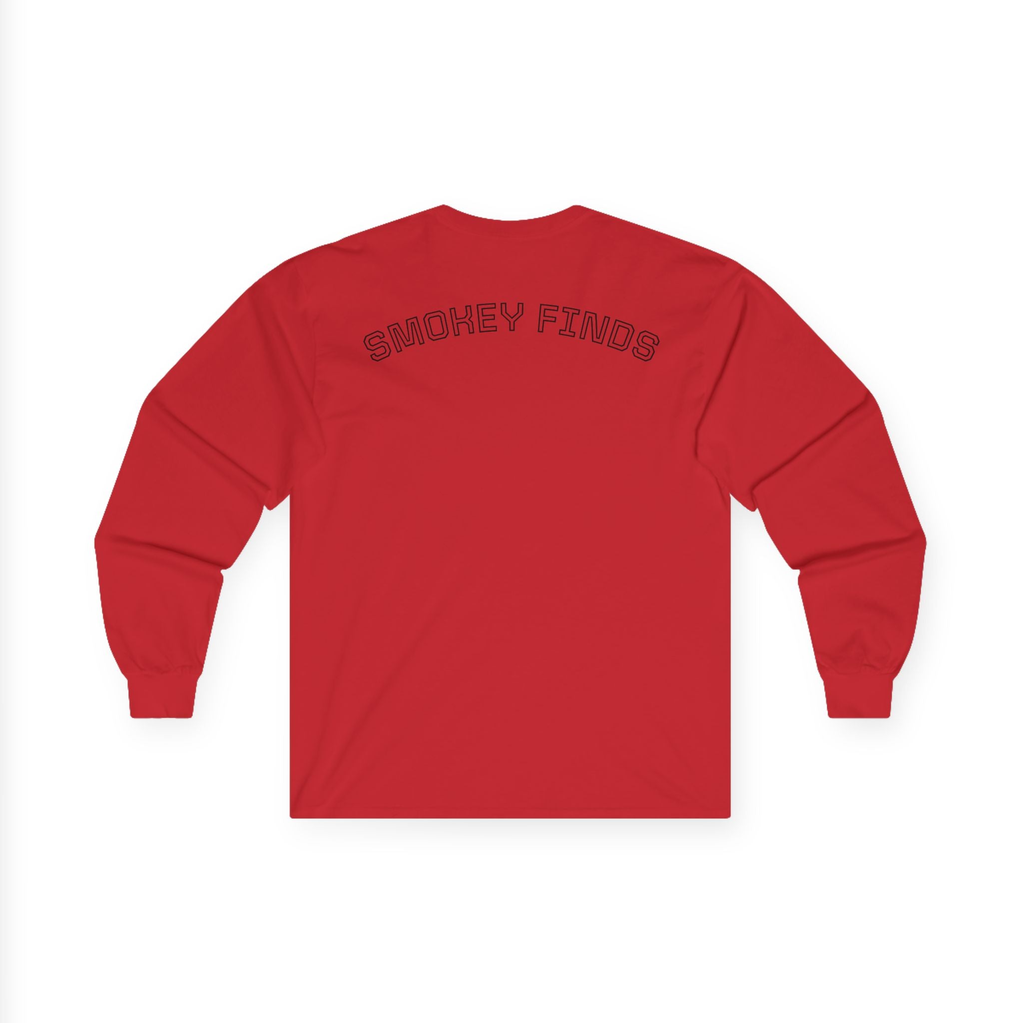 Smokey Finds Wolf Long Sleeve Tee | Chest Patch & Back Print