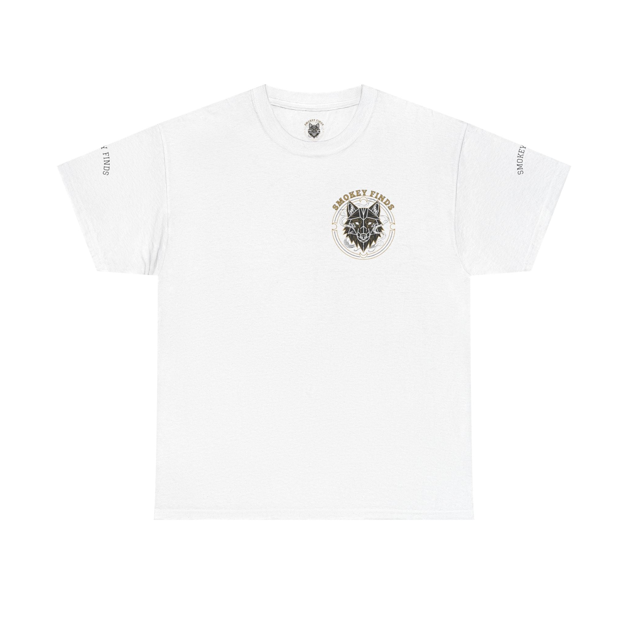 Smokey Finds Forest Family Wolf Crest Tee | Crew Neck Graphic T-Shirt