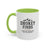 Smokey Finds Mountain Logo Accent Coffee Mug