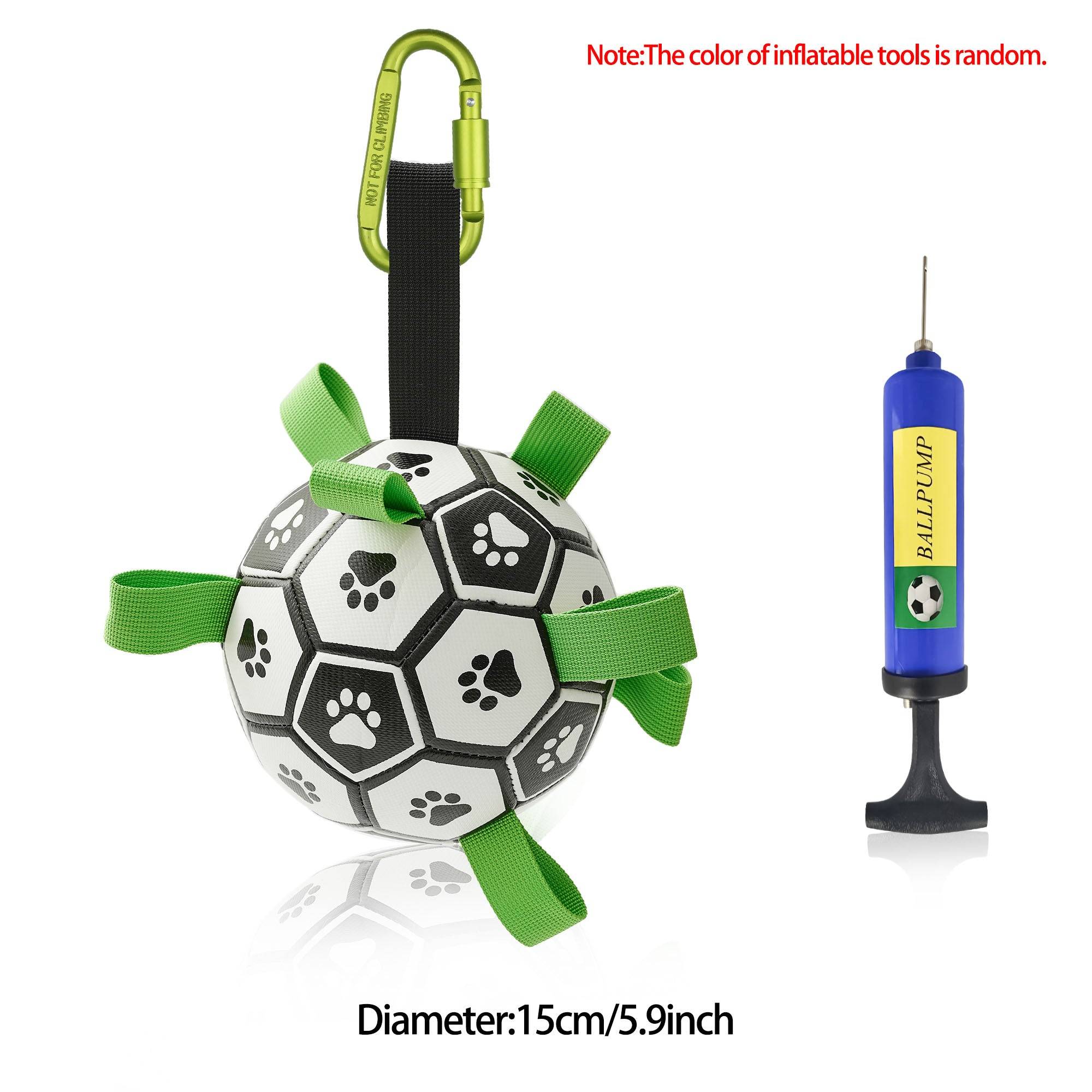 Interactive Dog Football Toy | Inflatable Soccer Ball for Dogs - Smokey Finds