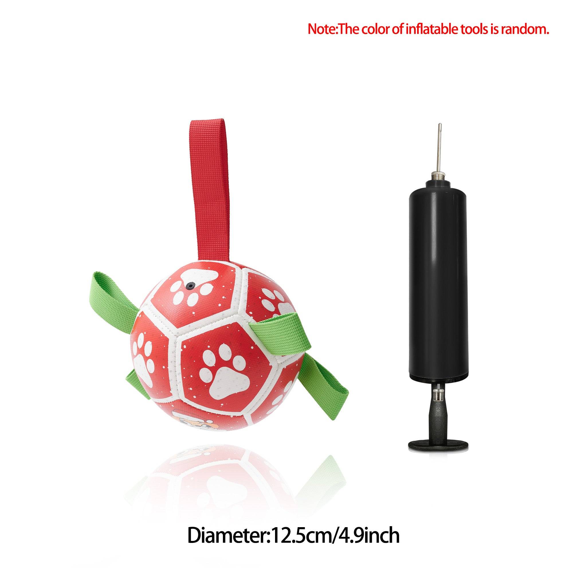 Interactive Dog Football Toy | Inflatable Soccer Ball for Dogs - Smokey Finds