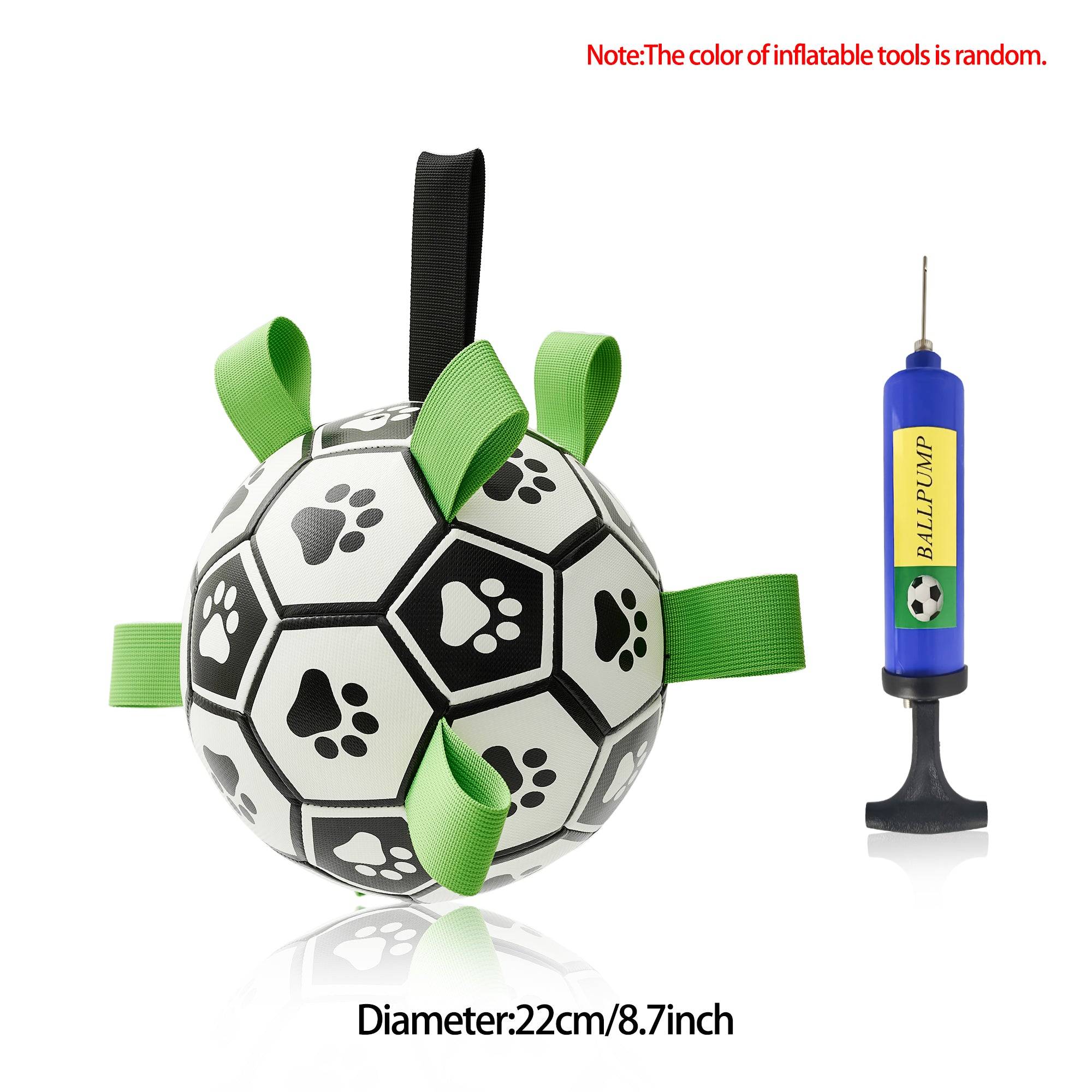 Interactive Dog Football Toy | Inflatable Soccer Ball for Dogs - Smokey Finds