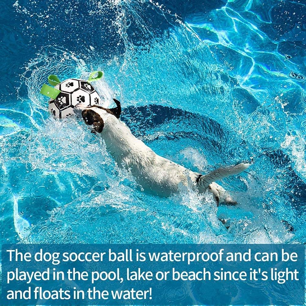Interactive Dog Football Toy | Inflatable Soccer Ball for Dogs - Smokey Finds