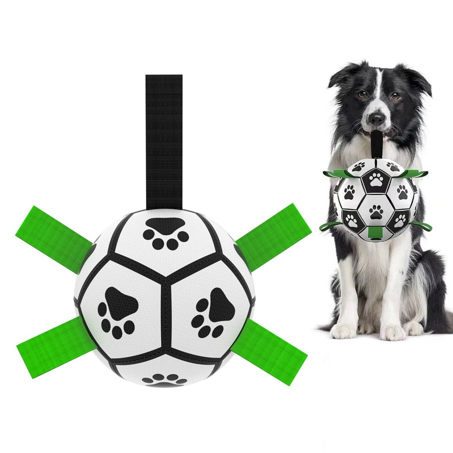 Interactive Dog Football Toy | Inflatable Soccer Ball for Dogs - Smokey Finds