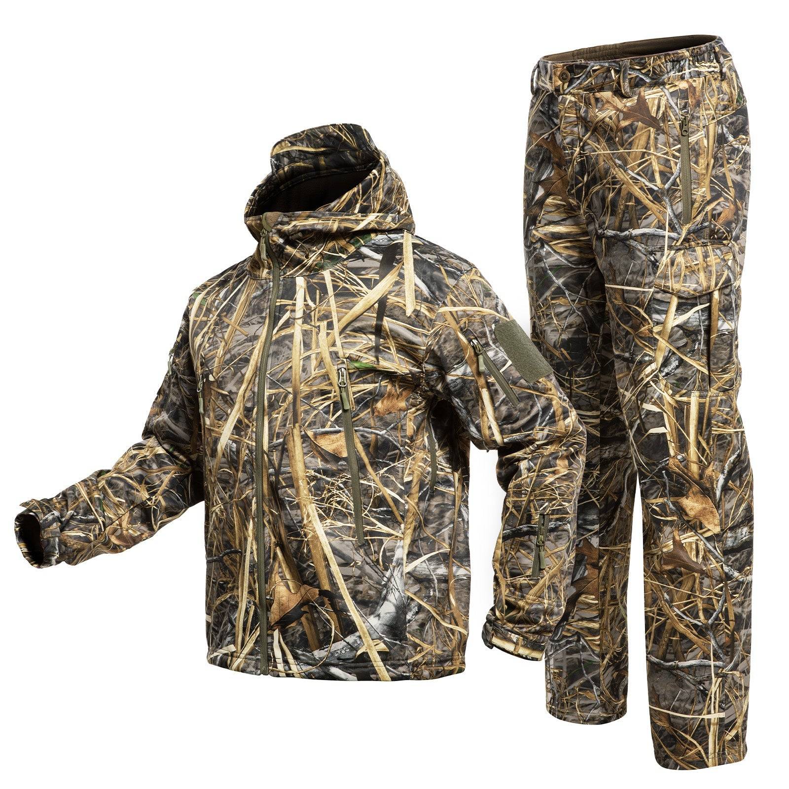 Quiet Hunting Clothes Suit Clothing Gear Camouflage - Smokey Finds