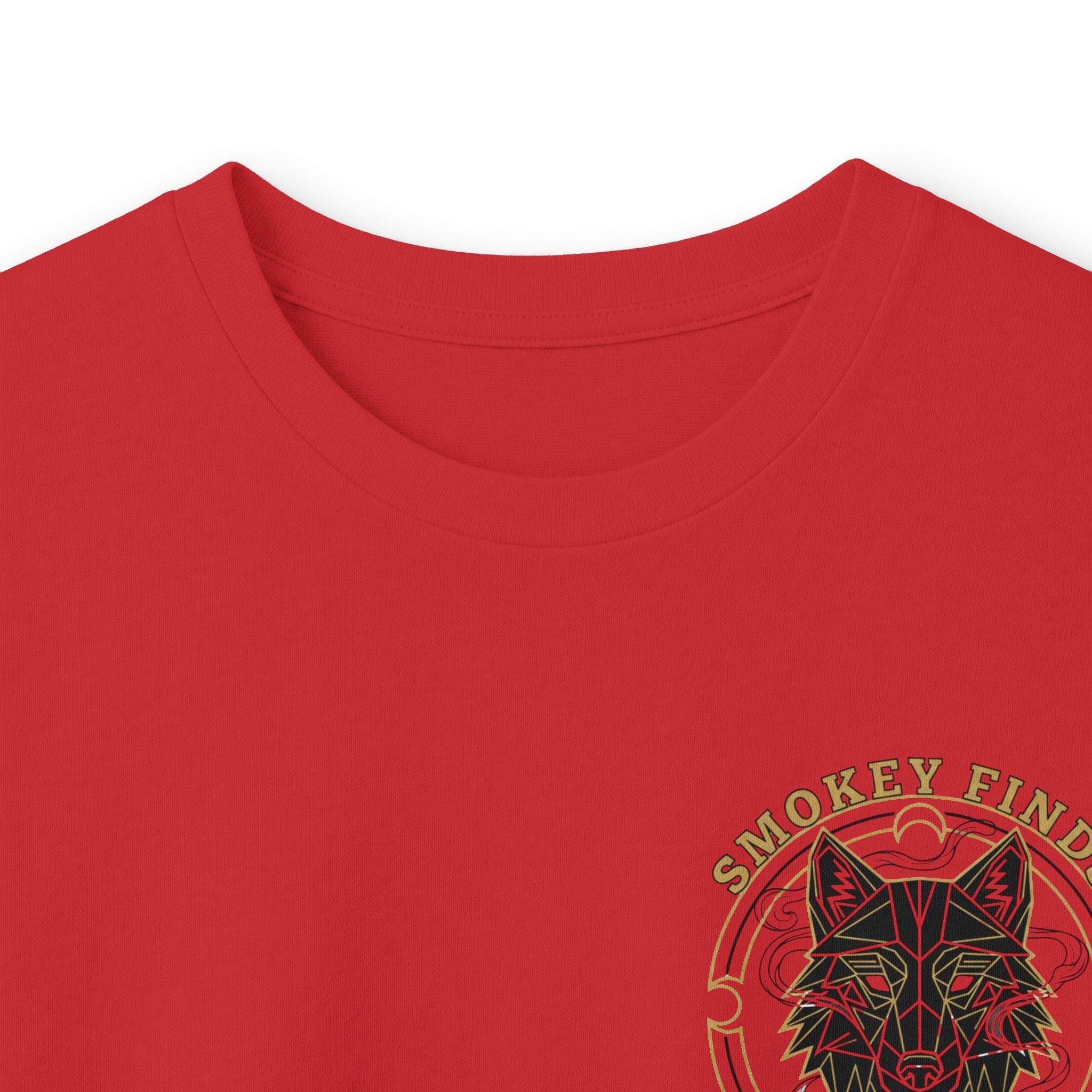 Smokey Finds Wolf Long Sleeve Tee | Chest Patch & Back Print