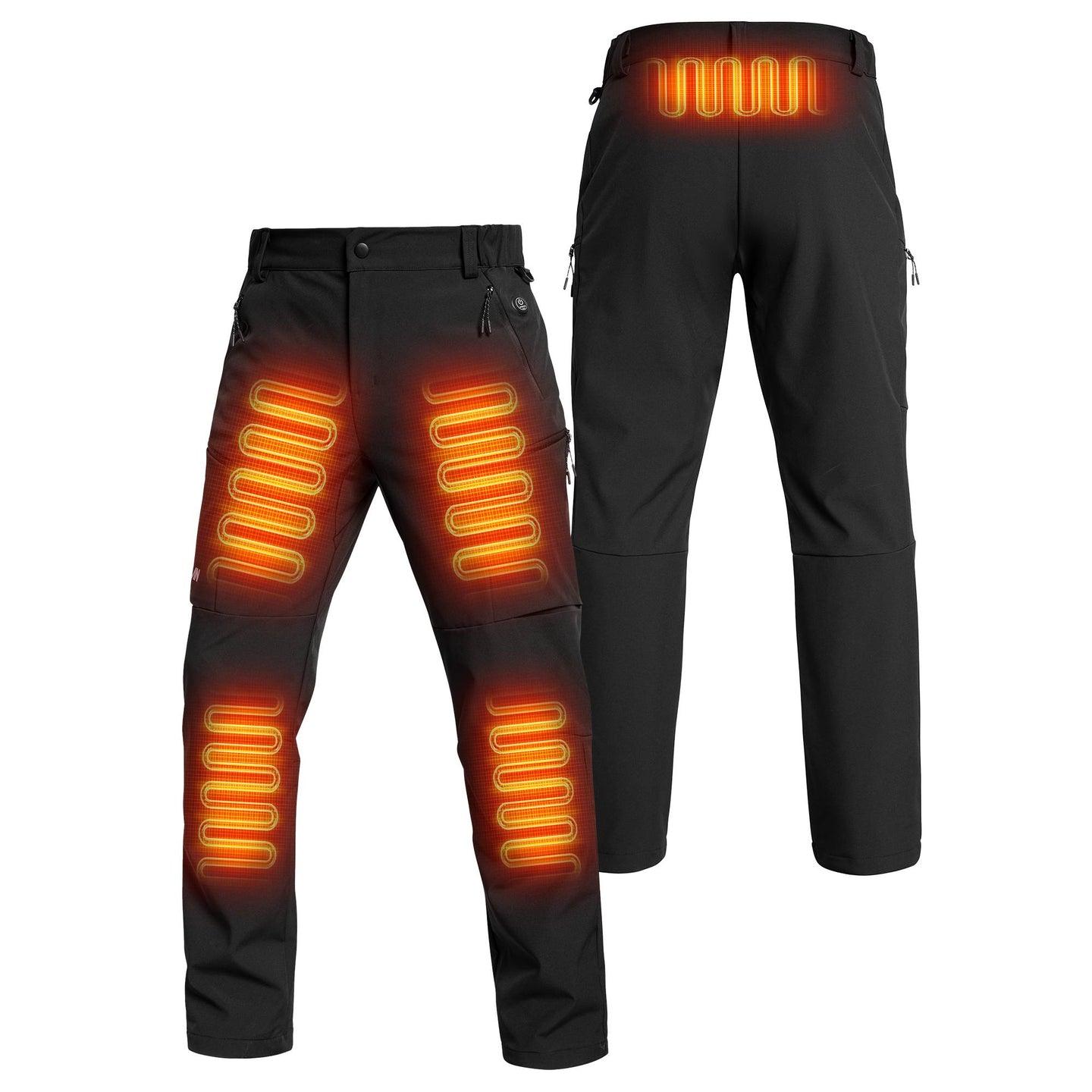 ANTARCTICA GEAR Heated Pants for Men, with 5-Zone 12V/20000mAh Battery - Smokey Finds