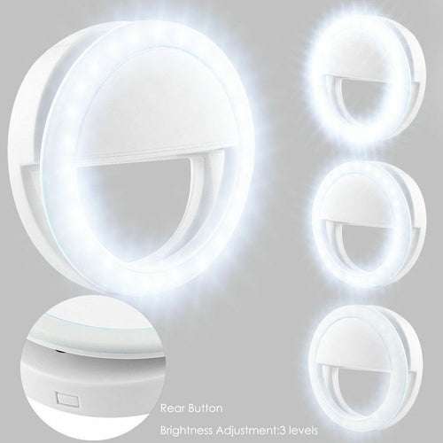 Portable Selfie Ring Light Clip for Phone - Smokey Finds