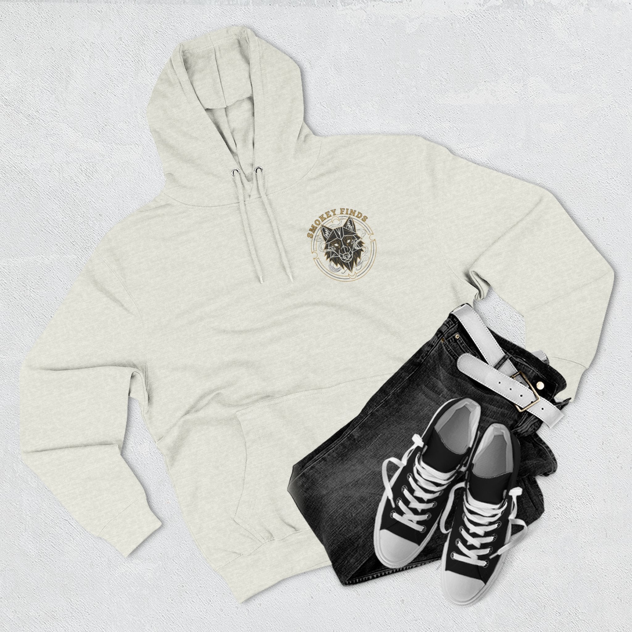 Smokey Finds Wolf Spirit Hoodie | Project Moon Chest Graphic