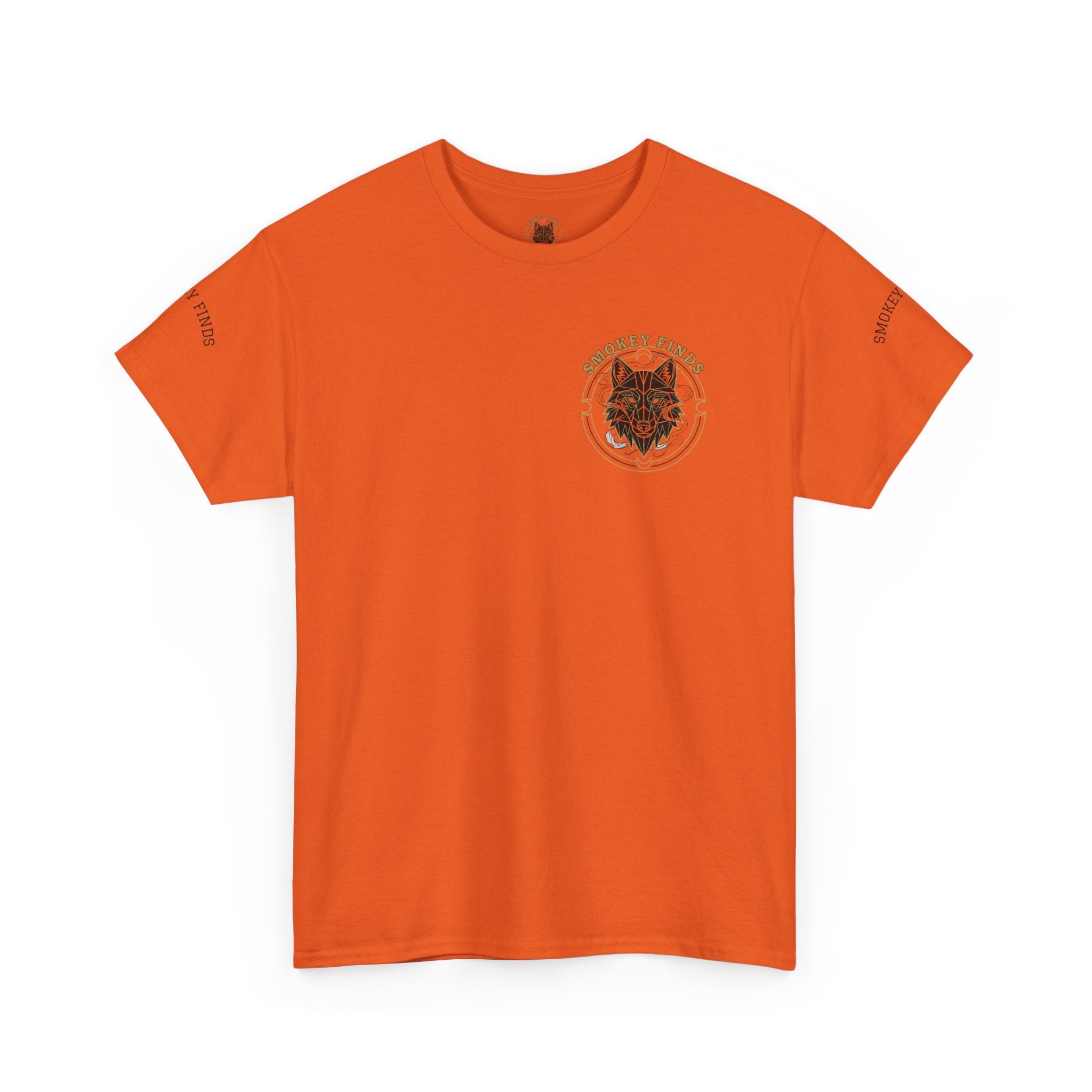 Smokey Finds Forest Family Wolf Crest Tee | Crew Neck Graphic T-Shirt