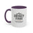 Smokey Finds Mountain Logo Accent Coffee Mug