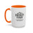 Smokey Finds Mountain Logo Accent Coffee Mug