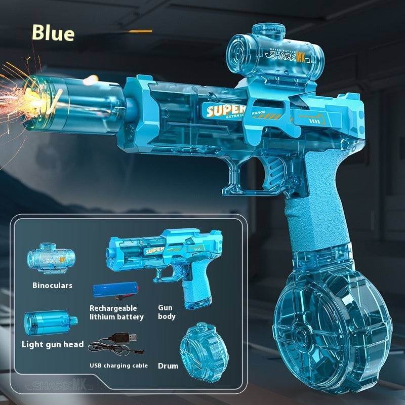 LED Electric Water Gun – Automatic Squirt Gun for Kids Summer Outdoor Play - Smokey Finds