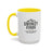Smokey Finds Mountain Logo Accent Coffee Mug