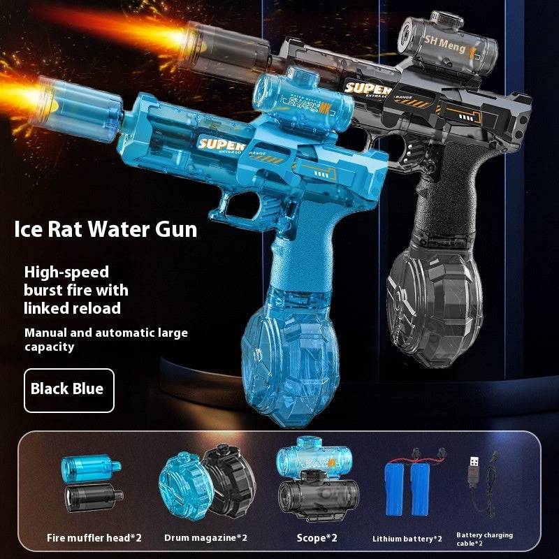 LED Electric Water Gun – Automatic Squirt Gun for Kids Summer Outdoor Play - Smokey Finds