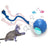 Interactive Cat Toy Ball – Auto-Rolling, Chirping & Motion-Activated - Smokey Finds