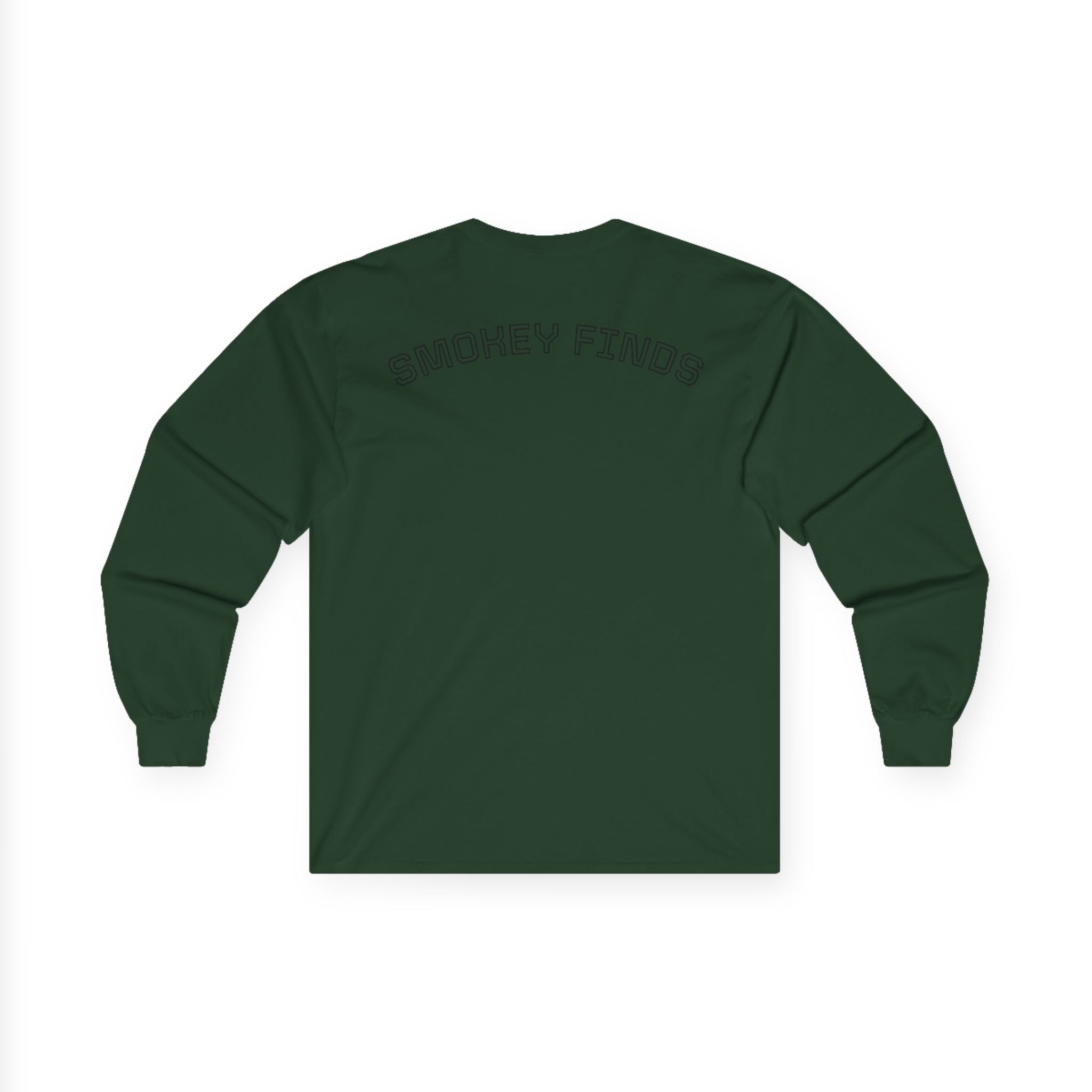 Smokey Finds Wolf Long Sleeve Tee | Chest Patch & Back Print