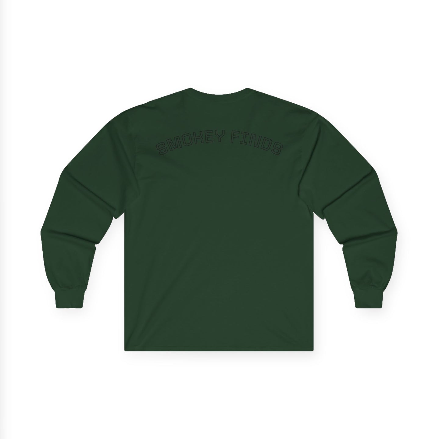 Smokey Finds Wolf Long Sleeve Tee | Chest Patch & Back Print