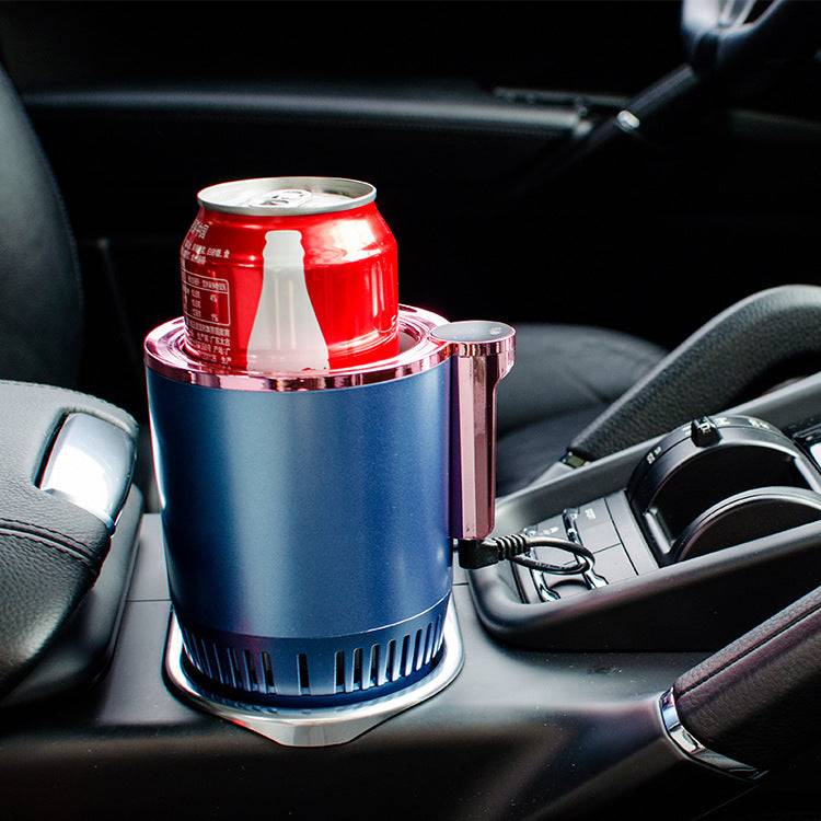 2-in-1 Smart Car Cup Holder | Heating & Cooling with Temperature Display - Smokey Finds