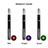 3 Pack Laser Pointer Pen Green Blue Red Beam - Smokey Finds