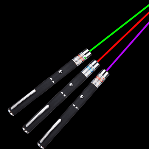 3 Pack Laser Pointer Pen Green Blue Red Beam - Smokey Finds