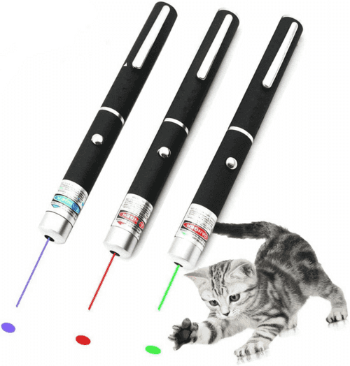 3 Pack Laser Pointer Pen Green Blue Red Beam - Smokey Finds