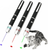 3 Pack Laser Pointer Pen Green Blue Red Beam - Smokey Finds