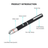 3 Pack Laser Pointer Pen Green Blue Red Beam - Smokey Finds