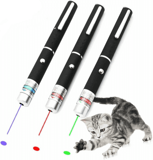 3 Pack Laser Pointer Pen Green Blue Red Beam - Smokey Finds
