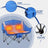 Heated double camping chair powder-coated steel frame 500 lb capacity