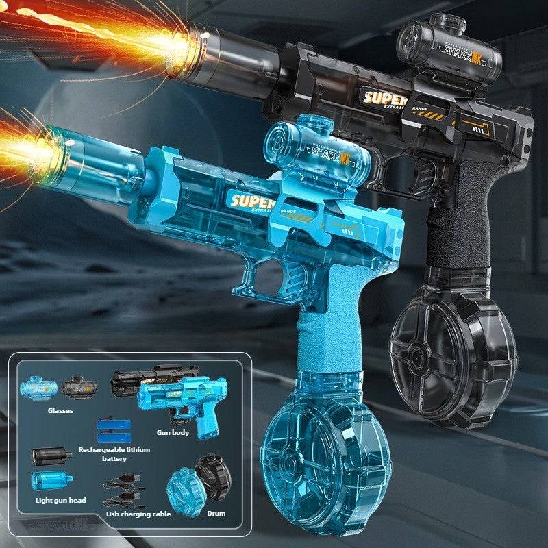 LED Electric Water Gun – Automatic Squirt Gun for Kids Summer Outdoor Play - Smokey Finds
