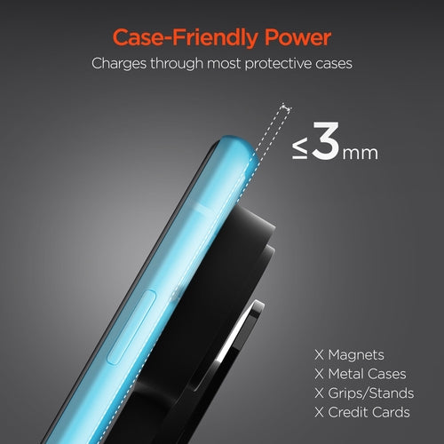 Hypergear 3-in-1 Wireless Charging Dock Black (15328-HYP) - Smokey Finds